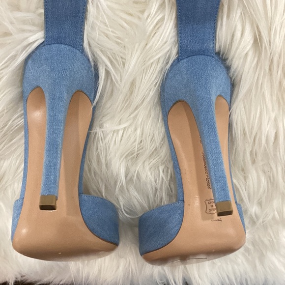 Gianvito Rossi denim heels size 38.5 - Picture 6 of 12